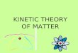 KINETIC THEORY OF MATTER. 3 STATES OF MATTER SOLID LIQUID GAS