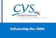 Influencing the JSNA. Health and Wellbeing Board Started off open with a wider membership – VCS Involved Then the Shadow Board was formed Current membership