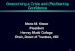1 Overcoming a Crisis and (Re)Gaining Confidence Maria M. Klawe President Harvey Mudd College Chair, Board of Trustees, ABI