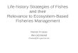 Life-history Strategies of Fishes and their Relevance to Ecosystem-Based Fisheries Management Rainer Froese IfM-GEOMAR rfroese@ifm-geomar.de