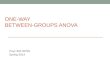 ONE-WAY BETWEEN-GROUPS ANOVA Psyc 301-SPSS Spring 2014