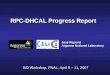 RPC-DHCAL Progress Report José Repond Argonne National Laboratory SiD Workshop, FNAL, April 9 – 11, 2007