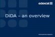 DiDA – an overview. The DiDA suite ICT in Enterprise Multimedia Graphics DiDA (equivalent to 4 GCSEs) CiDA (equivalent to 2 GCSEs) AiDA (equivalent to