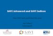 SAVI Advanced and SAVI Indices New SAVI tools published this year Jay Colbert Indianapolis