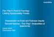 Fair Play in Food & Farming: Linking Sustainability Trends Presentation to Food and Fairness Inquiry Second hearing - ‘Fair Play’: Inequalities of opportunity