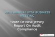 State Of New Jersey Report On Audit Compliance New Jersey Motor Vehicle Commission