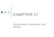 CHAPTER 17 Social Identity, Personality, and Gender
