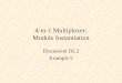 4-to-1 Multiplexer: Module Instantiation Discussion D2.2 Example 5