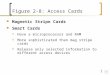 1 Figure 2-8: Access Cards Magnetic Stripe Cards Smart Cards  Have a microprocessor and RAM  More sophisticated than mag stripe cards  Release only