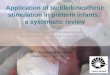Application of tactile/kinesthetic stimulation in preterm infants: a systematic review 4th International Conference on Nursing & Healthcare San Francisco