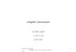 UPRM ICOM 4029 (Adapted from: Prof. Necula UCB CS 164) 1 Compiler Construction ICOM 4029 1:30-3:10 CID 201