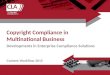 Developments in Enterprise Compliance Solutions Copyright Compliance in Multinational Business Content Workflow 2015