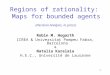 1 Regions of rationality: Maps for bounded agents (Decision Analysis, in press) Robin M. Hogarth ICREA & Universitat Pompeu Fabra, Barcelona & Natalia