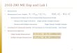 1 2103-390 ME Exp and Lab I  Measurement  Measurement Errors / Models  Measurement Problem and The Corresponding Measurement Model  Measure with Single