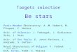 Corot Week 61 Targets selection Be stars Paris-Meudon Observatory: A.-M. Hubert, M. Floquet, C. Neiner Univ. of Valencia: J. Fabregat, J. Gutierrez-Soto,
