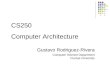 Gustavo Rodriguez-Rivera Computer Science Department Purdue University CS250 Computer Architecture