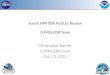 Suomi NPP SDR Product Review CrIMSS EDR Team Christopher Barnet CrIMSS EDR Lead Oct. 23, 2012