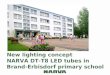 New lighting concept NARVA DT-T8 LED tubes in Brand-Erbisdorf primary school