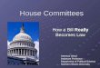 House Committees How a Bill Really Becomes Law Artemus Ward Assistant Professor Department of Political Science Northern Illinois University