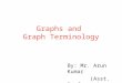 Graphs and Graph Terminology By: Mr. Arun Kumar (Asst. Professor)