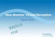 New Member Virtual Reception March 2015 Welcome.  Mary Spila, NAHQ National staff mspila@nahq.org 800.966.9392, ext. 6325  Len Parisi, NAHQ Immediate