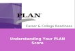 Career & College Readiness Understanding Your PLAN Score
