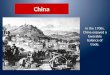 In the 1700s, China enjoyed a favorable balance of trade. China