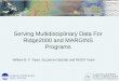 Serving Multidisciplinary Data For Ridge2000 and MARGINS Programs William B. F. Ryan, Suzanne Carbotte and MGDS Team