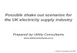 Possible shake out scenarios for the UK electricity supply industry Prepared by Utility Consultants  © Utility Consultants