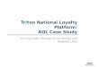 Triton National Loyalty Platform: AOL Case Study Driving Traffic Through Trivia, Survey and Featured Links 1