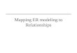 1 ER Modeling BUAD/American University Mapping ER modeling to Relationships
