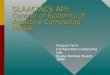 SLAAC/ACS API: Control of Systems of Adaptive Computing Nodes Virginia Tech Configurable Computing Lab SLAAC Retreat March 1999