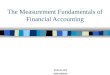 KHALID AZIZ 0322*3385752 The Measurement Fundamentals of Financial Accounting