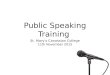 Public Speaking Training St. Mary's Canossian College 11th November 2015
