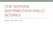 THE NORMAL DISTRIBUTION AND Z- SCORES Areas Under the Curve