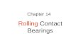 Chapter 14 Rolling Contact Bearings. Contents The Big Picture You Are the Designer 14-1 Objectives of This Chapter 14-2 Types of Rolling Contact Bearings