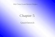 Chapter 5 Quadrilaterals Mid-Term Exam Review Project