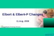 Digital Printing Division Elbert & Elbert-P Changes 11.Aug. 2008