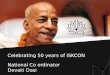Celebrating 50 years of ISKCON National Co ordinator Devaki Dasi