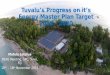 Mafalu Lotolua PEAG Meeting, SPC, Suva, Fiji 16 th - 18 th November 2015 Tuvalu’s Progress on it’s Energy Master Plan Target 2009 - 2020