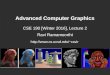 Advanced Computer Graphics CSE 190 [Winter 2016], Lecture 2 Ravi Ramamoorthi ravir