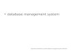 Database management system 