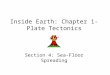 Inside Earth: Chapter 1- Plate Tectonics Section 4: Sea-Floor Spreading