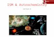 ISM & Astrochemistry Lecture 6. Stellar Evolution