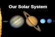 Our Solar System Inner Solar System (Terrestrial Planets) Mercury Venus Earth Mars