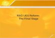 RAO UES Reform: The Final Stage. 2  RAO “UES of Russia” today  Reform: company transformation and market development  Conclusions Table of Contents
