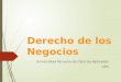 Derecho de los Negocios Universidad Peruana de Ciencias Aplicadas UPC