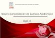 Universidad Autónoma del Estado de Hidalgo Hacia la Consolidación de Cuerpos Académicos UAEH 1