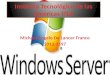 Primeras versiones Windows N.T Server 3.1, 3.5, 3.51, 4.0 Versiones mas actuales Windows Server 2000, 2003, Small Business, Home server, 2008, 2012