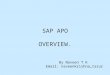 APO Overview PPT for SAP